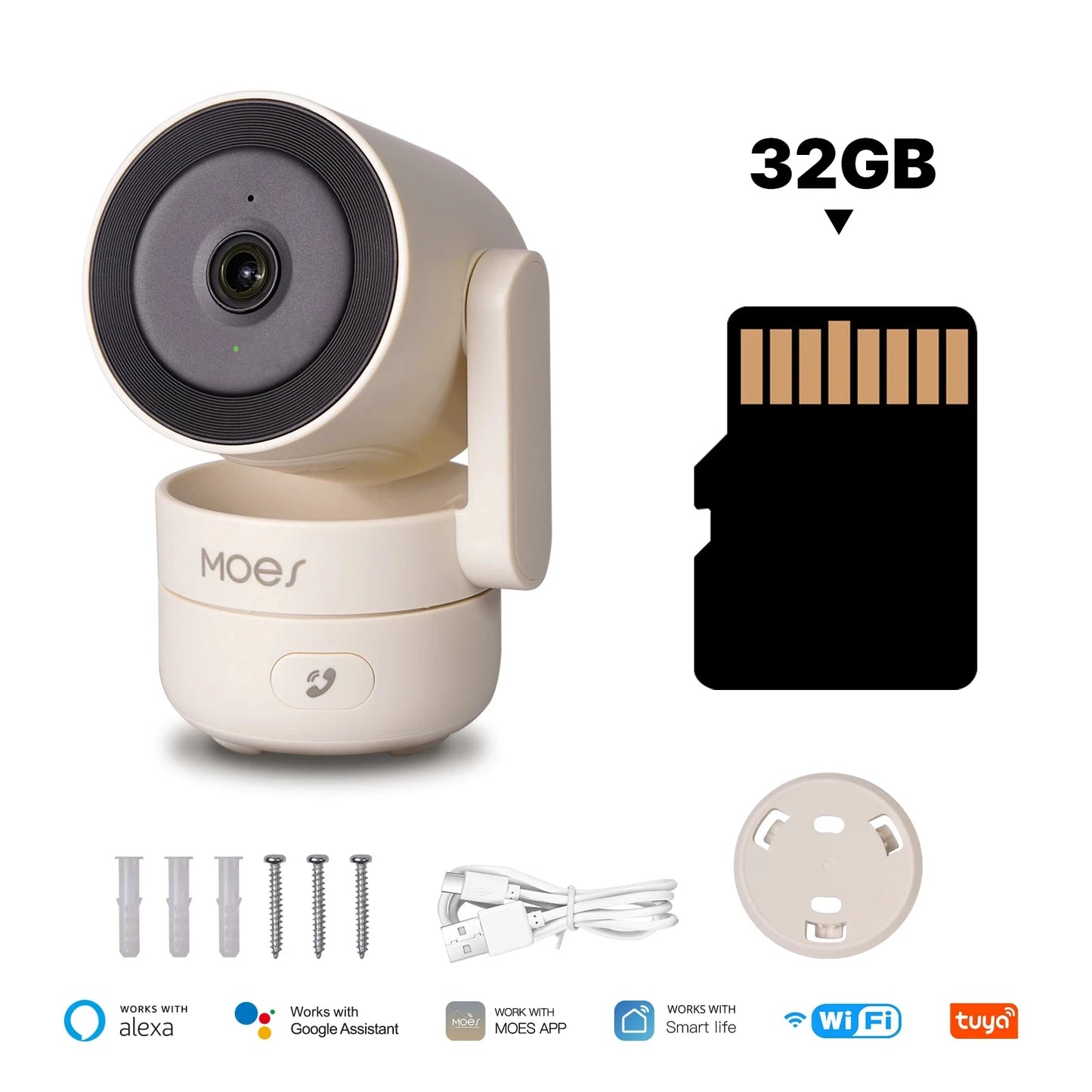 WiFi Indoor Tilt Smart Security Camera 4MP HD