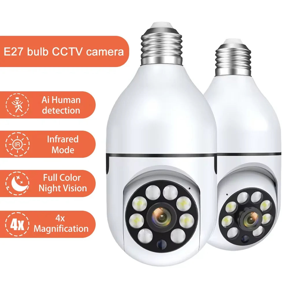 E27 Wifi IP Bulb Surveillance Camera [Night Vision]