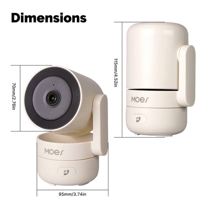 WiFi Indoor Tilt Smart Security Camera 4MP HD